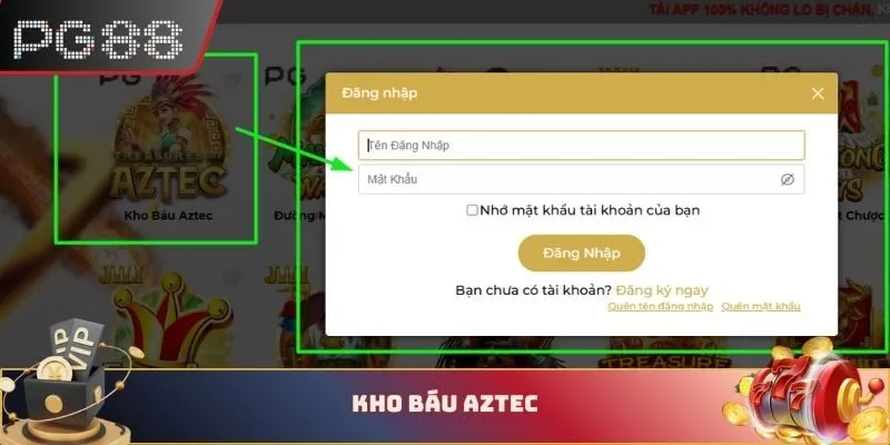 Kho báu Aztec - Top trò chơi tại PG88 được săn đón