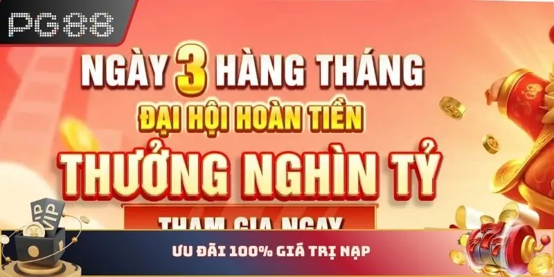 Thưởng thành viên cũ quay lại PG88 mang đến bạn những giây phút giải trí hấp dẫn